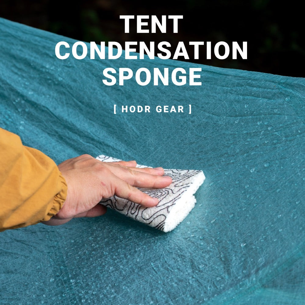 Tent Condensation Sponge wiping shelter condensation