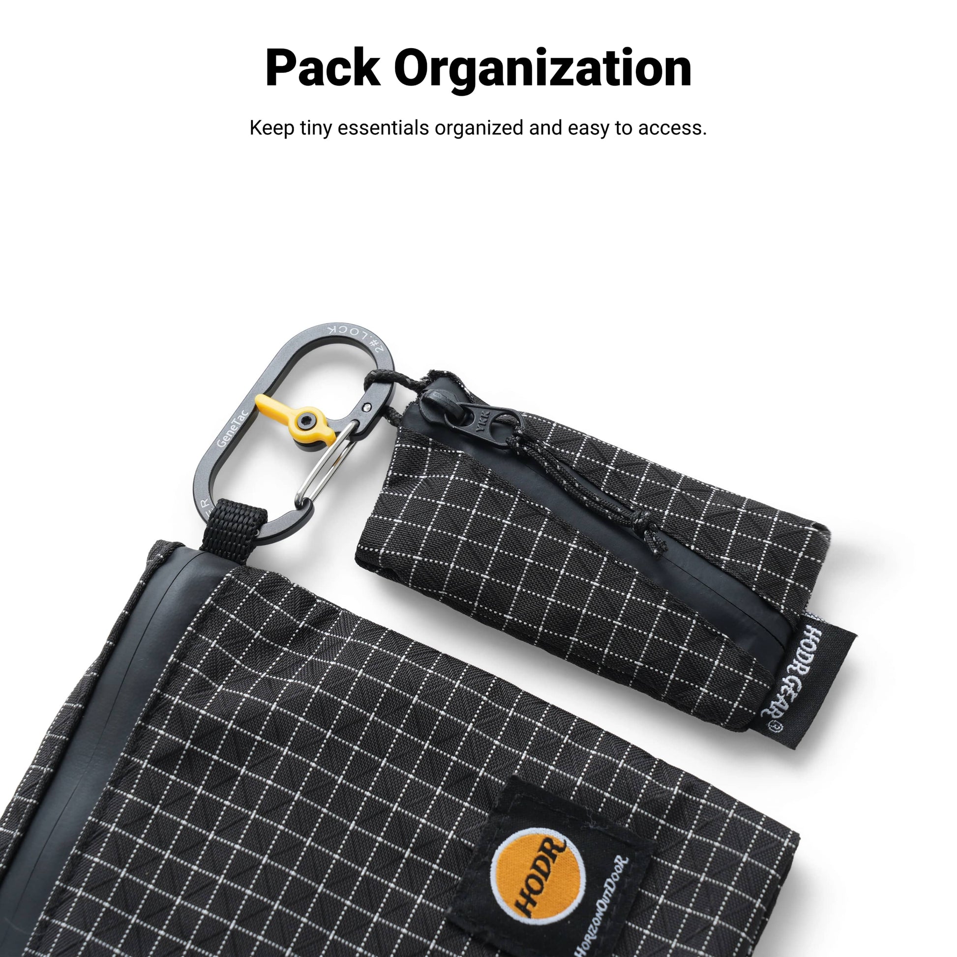 HODR Trail Coin Pouch material close-up