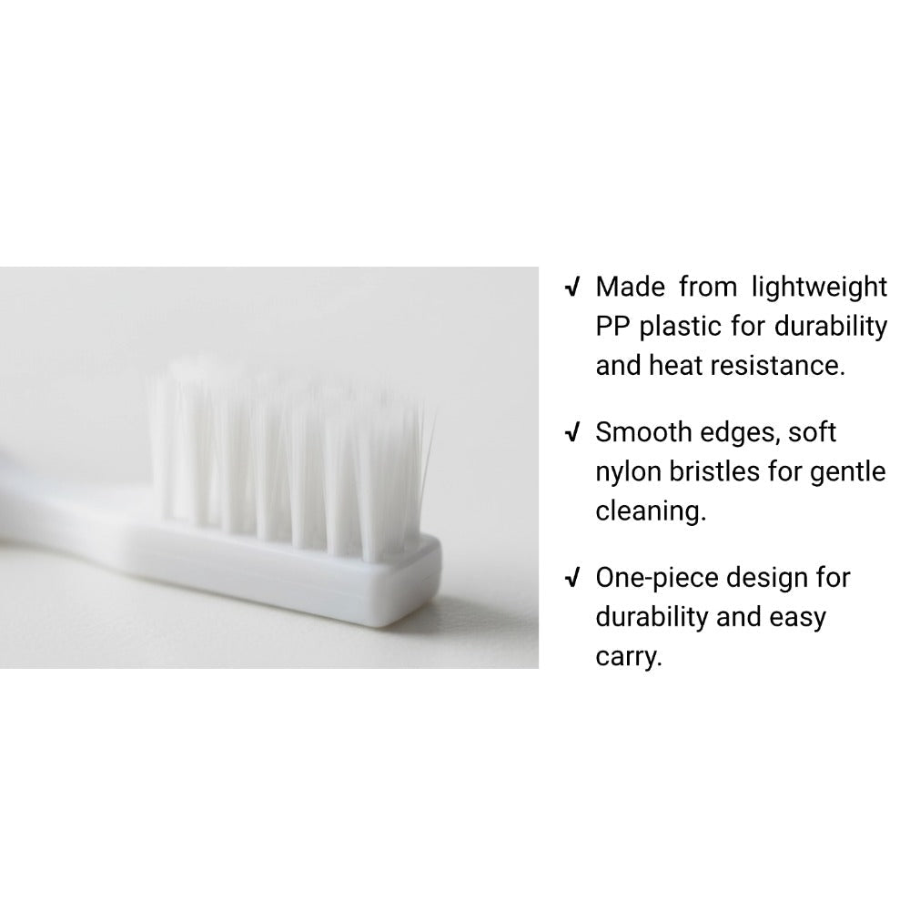 HODR white toothbrush close-up