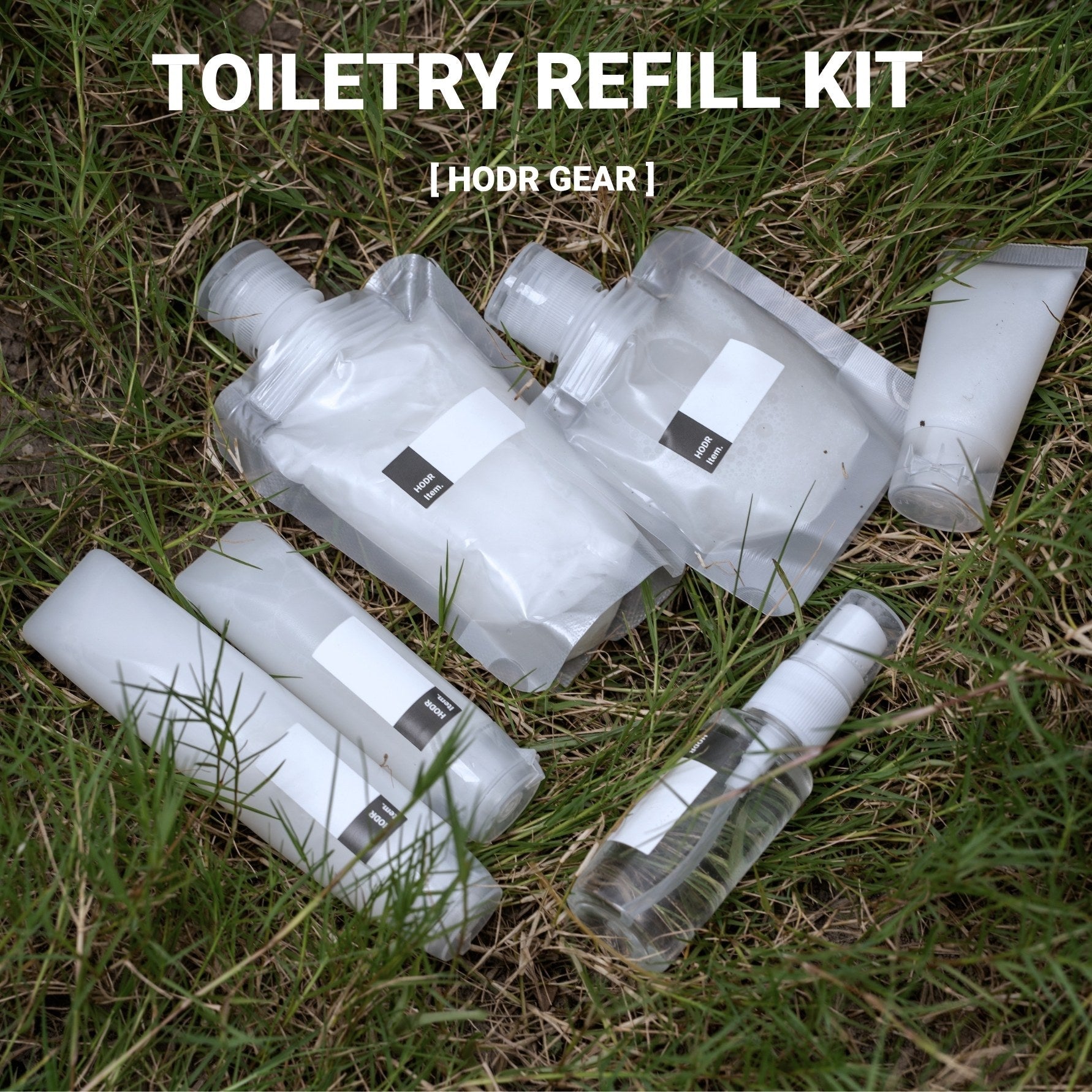 HODR Toiletry Refill Kit outdoor use