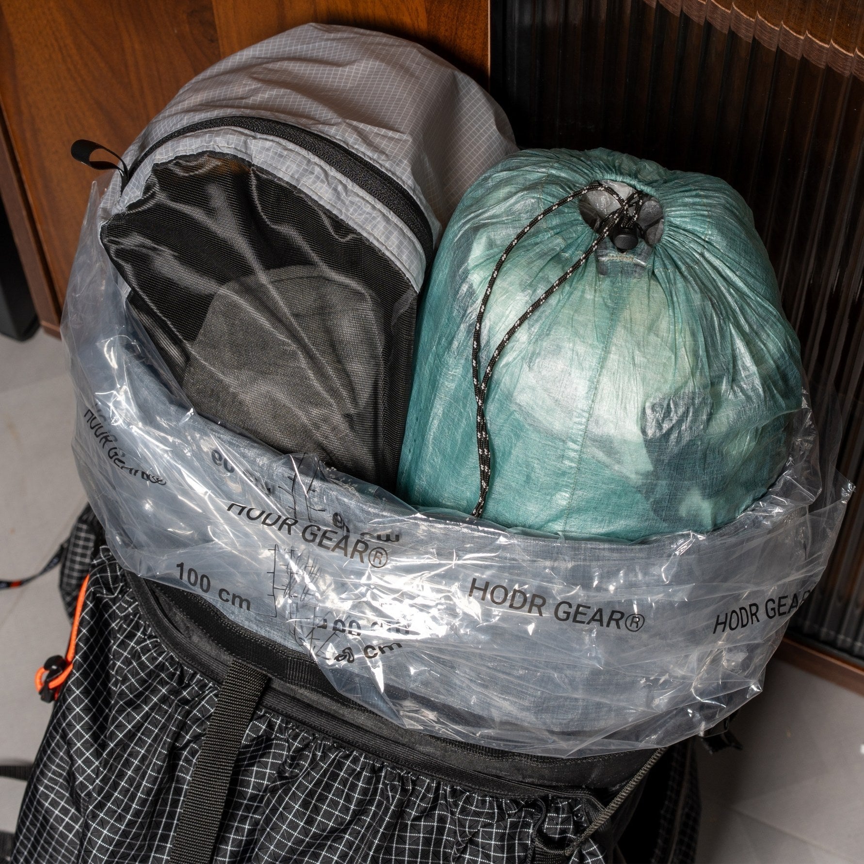 HODR Polycro Pack Liner outdoor use