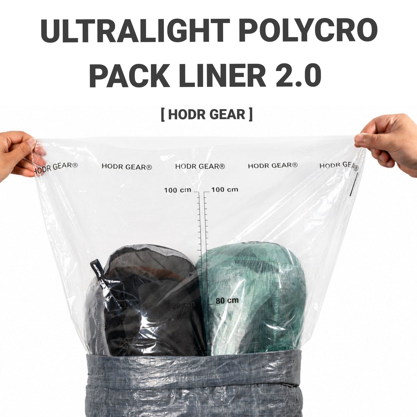 HODR Ultralight Polycro Pack Liner 2.0 two-pack