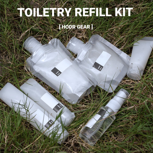 HODR Toiletry Refill Kit complete set