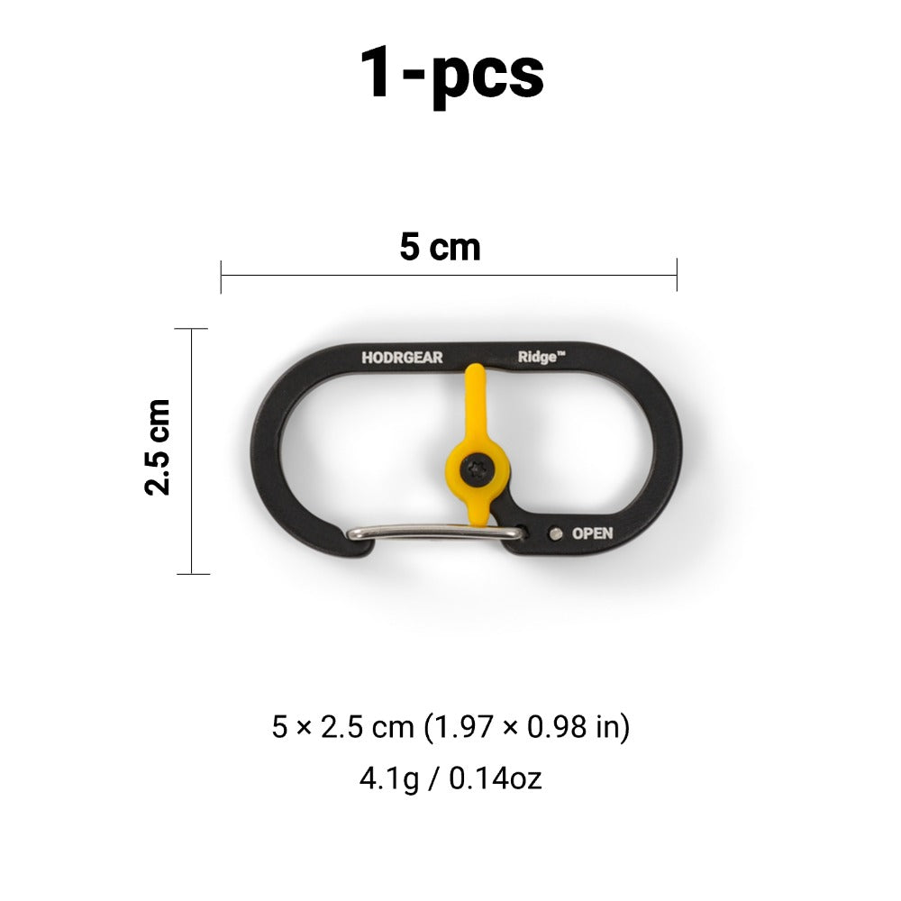 RIDGE Utility Carabiner 1 pc pack