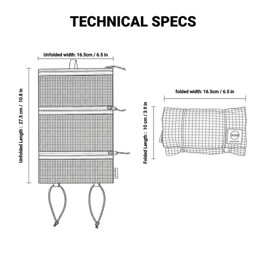 Toiletries Bag, Gridstop, 35g