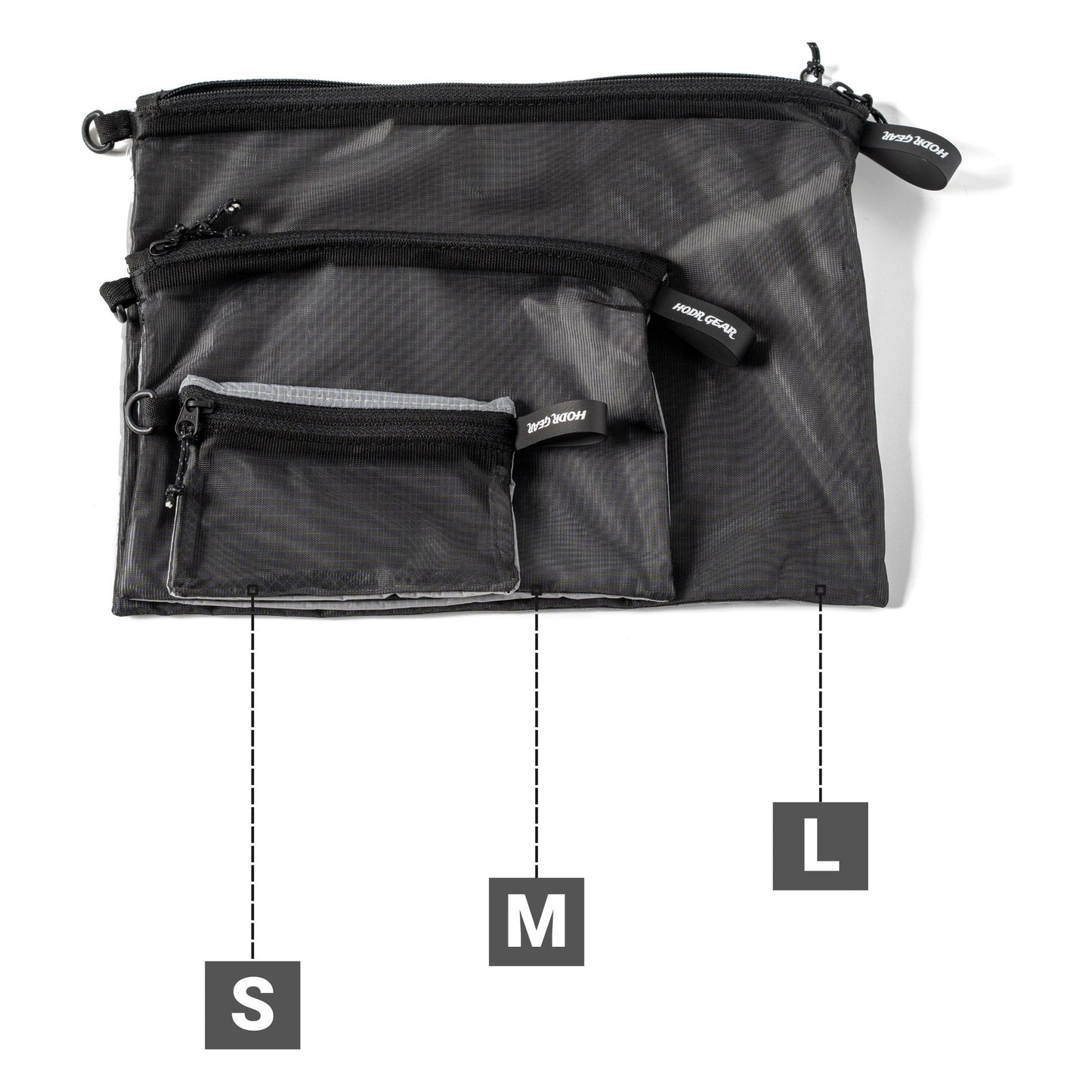 HODR Mesh Flat Pouch low-profile design