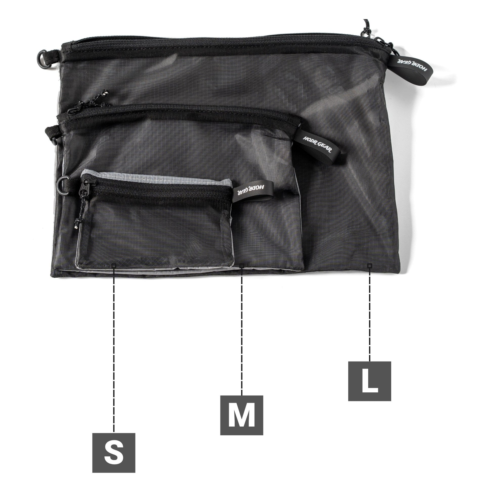 HODR Mesh Flat Pouch low-profile design