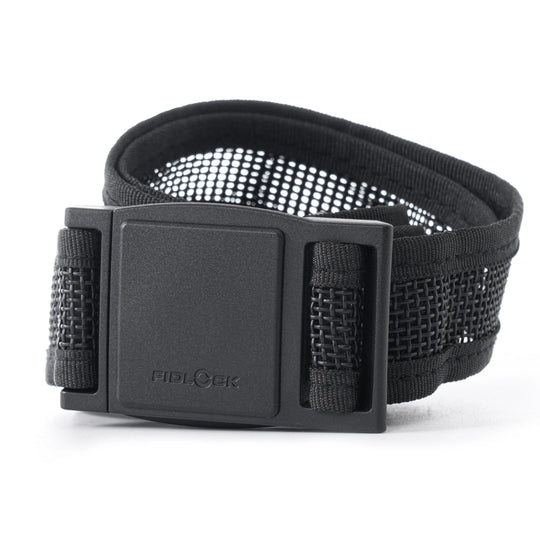 HODRGEAR ultralight tactical belt with FIDLOCK buckle, 44g, black mesh construction