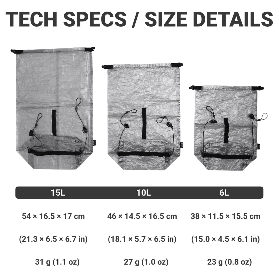 Compression Sack, 1.6oz, 23g