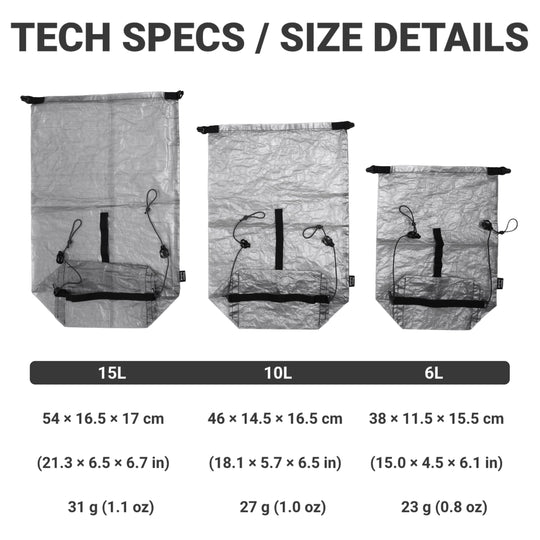 Compression Sack, 1.6oz, 23g