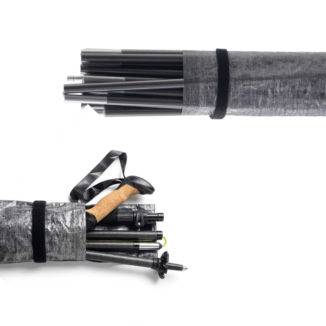 HODRGEAR StashLite Pole Bag with tent poles in ultralight Dyneema