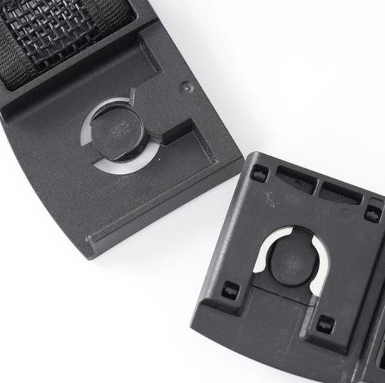 FIDLOCK® tactical belt buckle mechanism details, 44g ultralight design