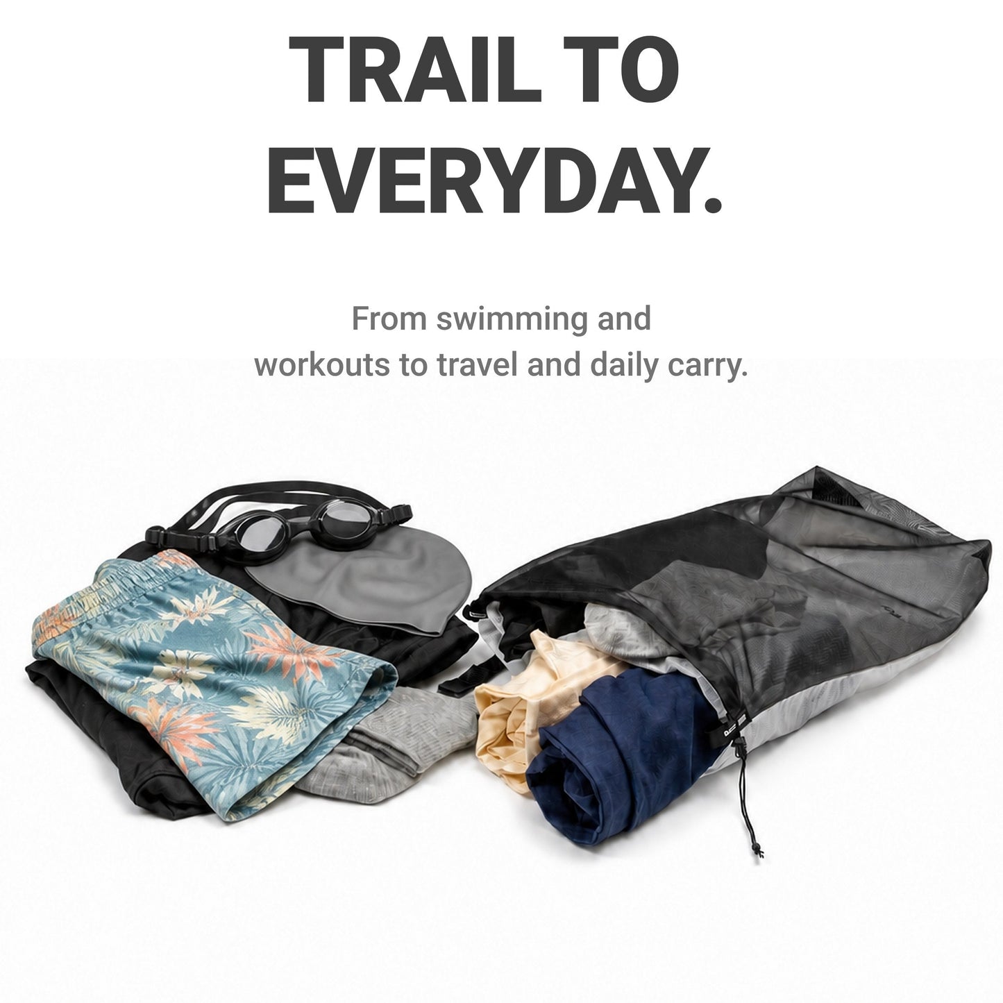 HODR Dry/Wet Organizer in backpacking use