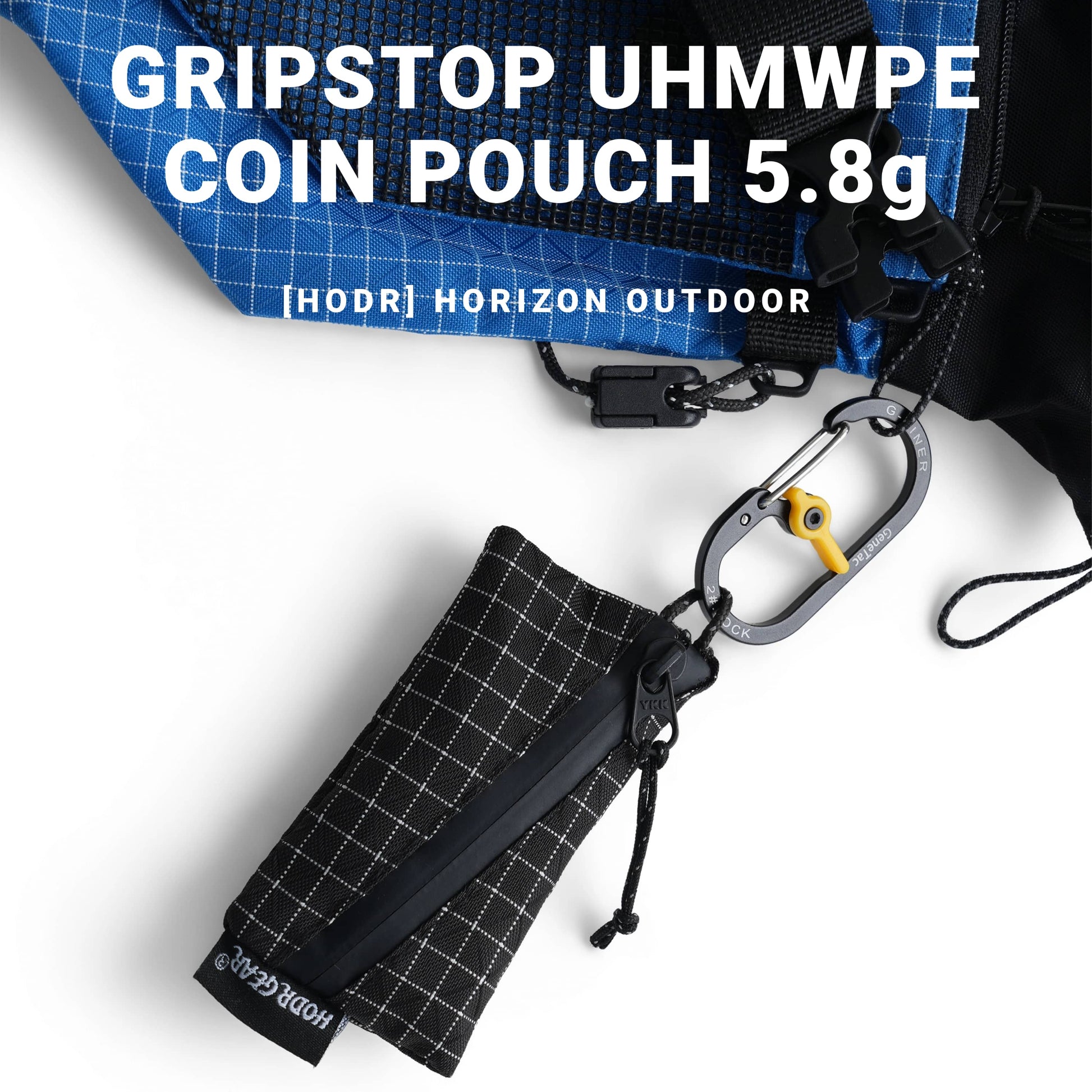HODR Trail Coin Pouch Gridstop micro pouch for coins and small essentials