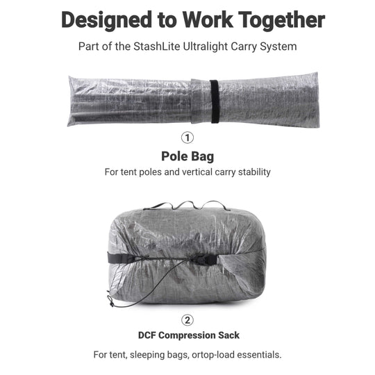 HODRGEAR StashLite Pole Bag ultralight carry system component