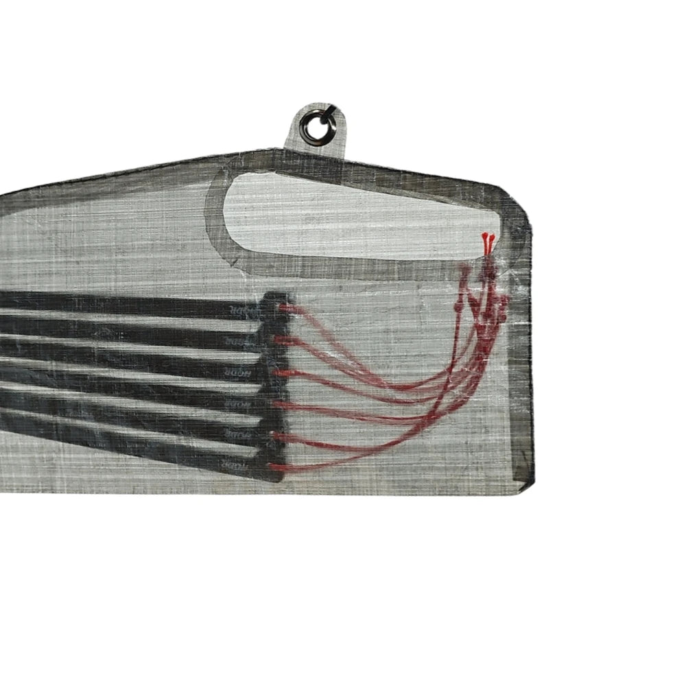 Ultralight carbon fiber tent stakes in holder, 3.7g design