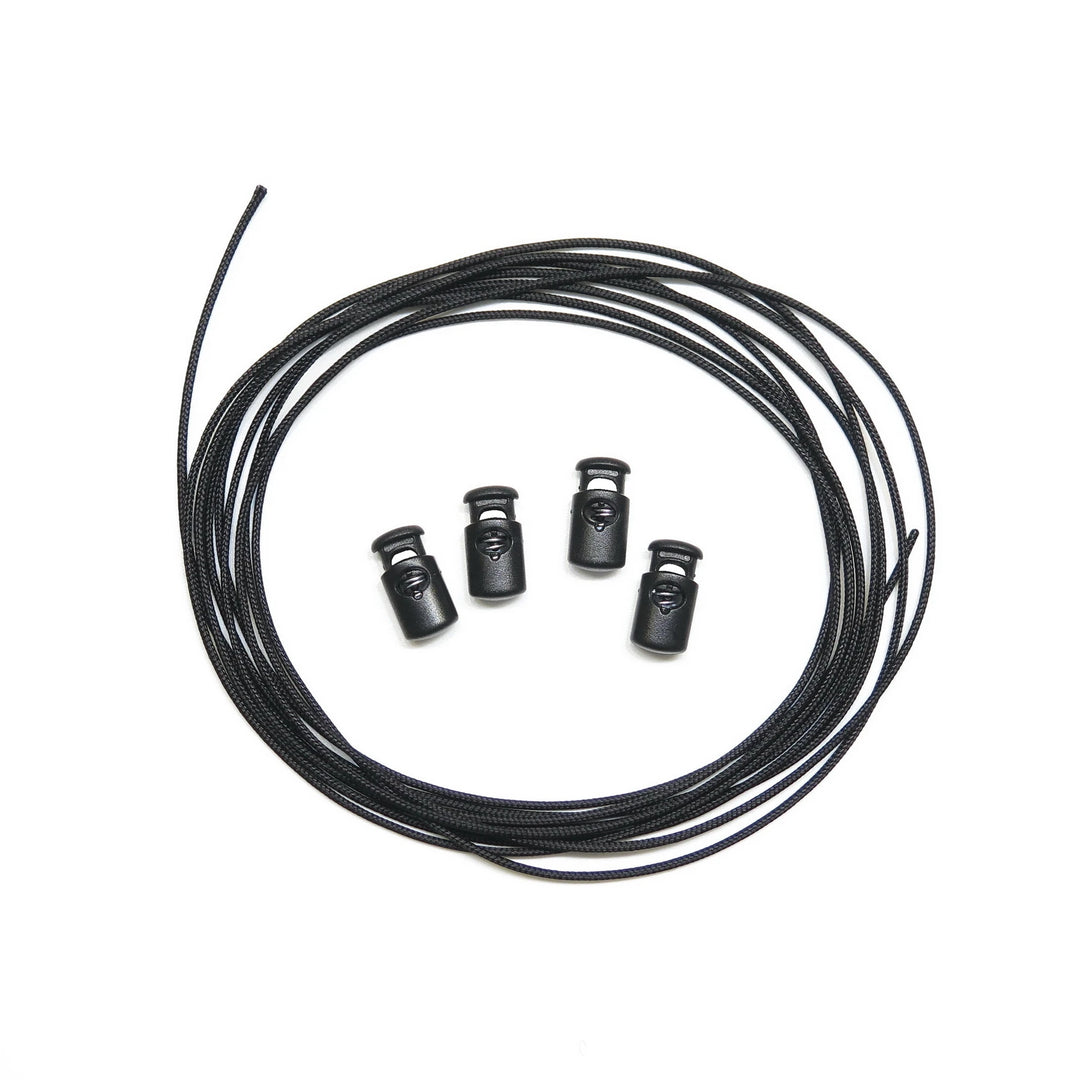 Cord Lock & Drawstring, 1.33/1.7mm, 0.49/0.94g