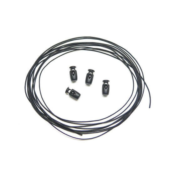 Cord Lock & Drawstring, 1.33/1.7mm, 0.49/0.94g