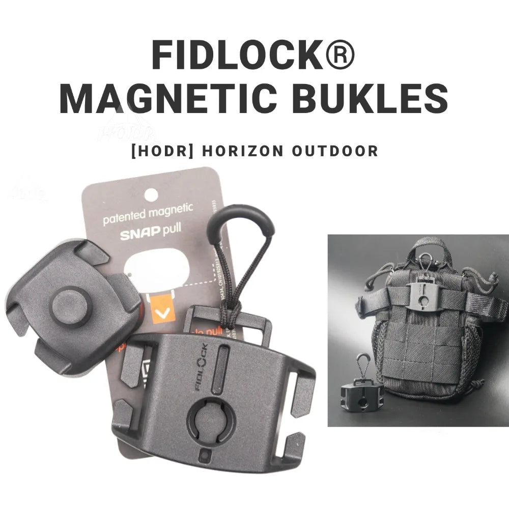 FIDLOCK magnetic buckle compatibility overview for modular carry setups