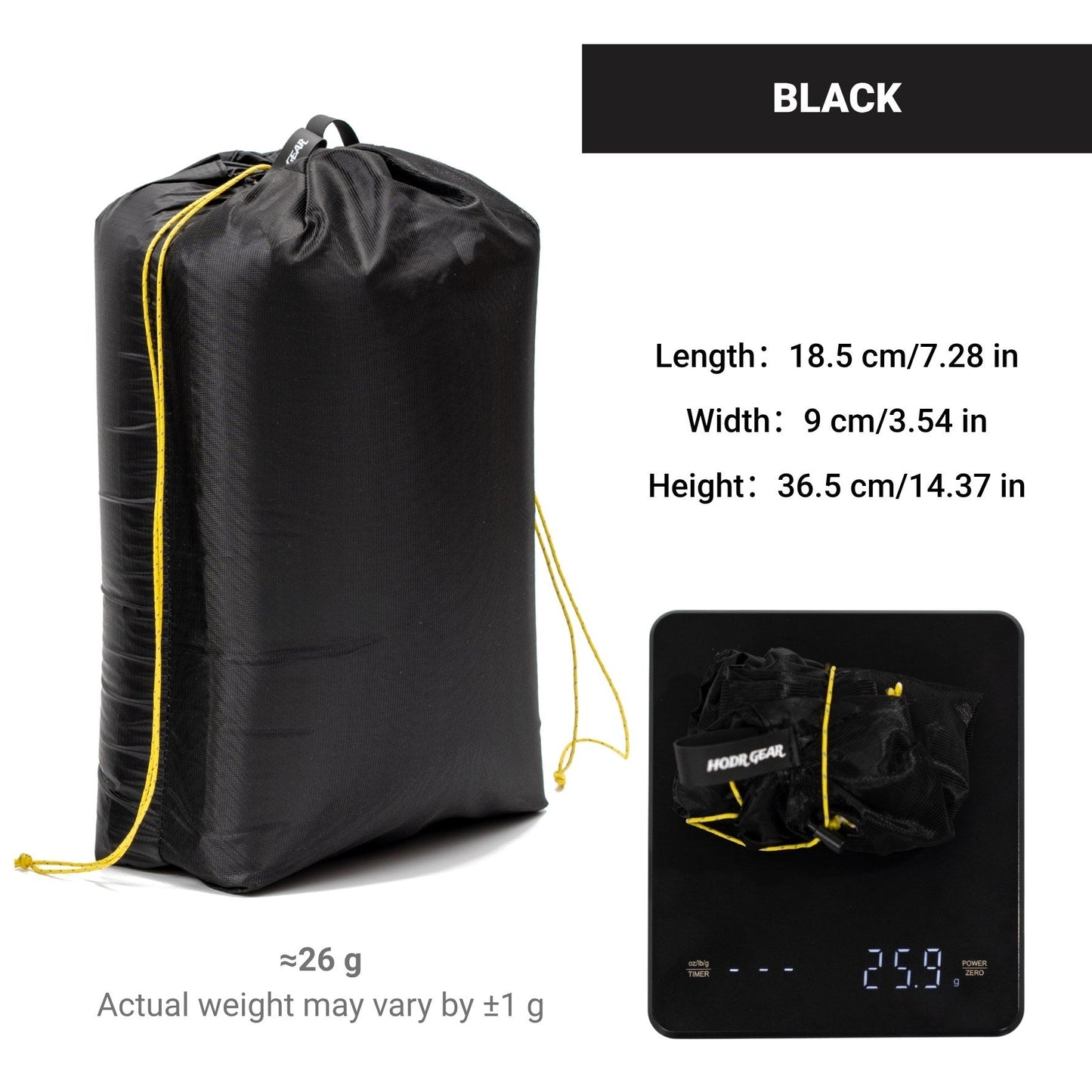 HODR Dry/Wet Organizer black color