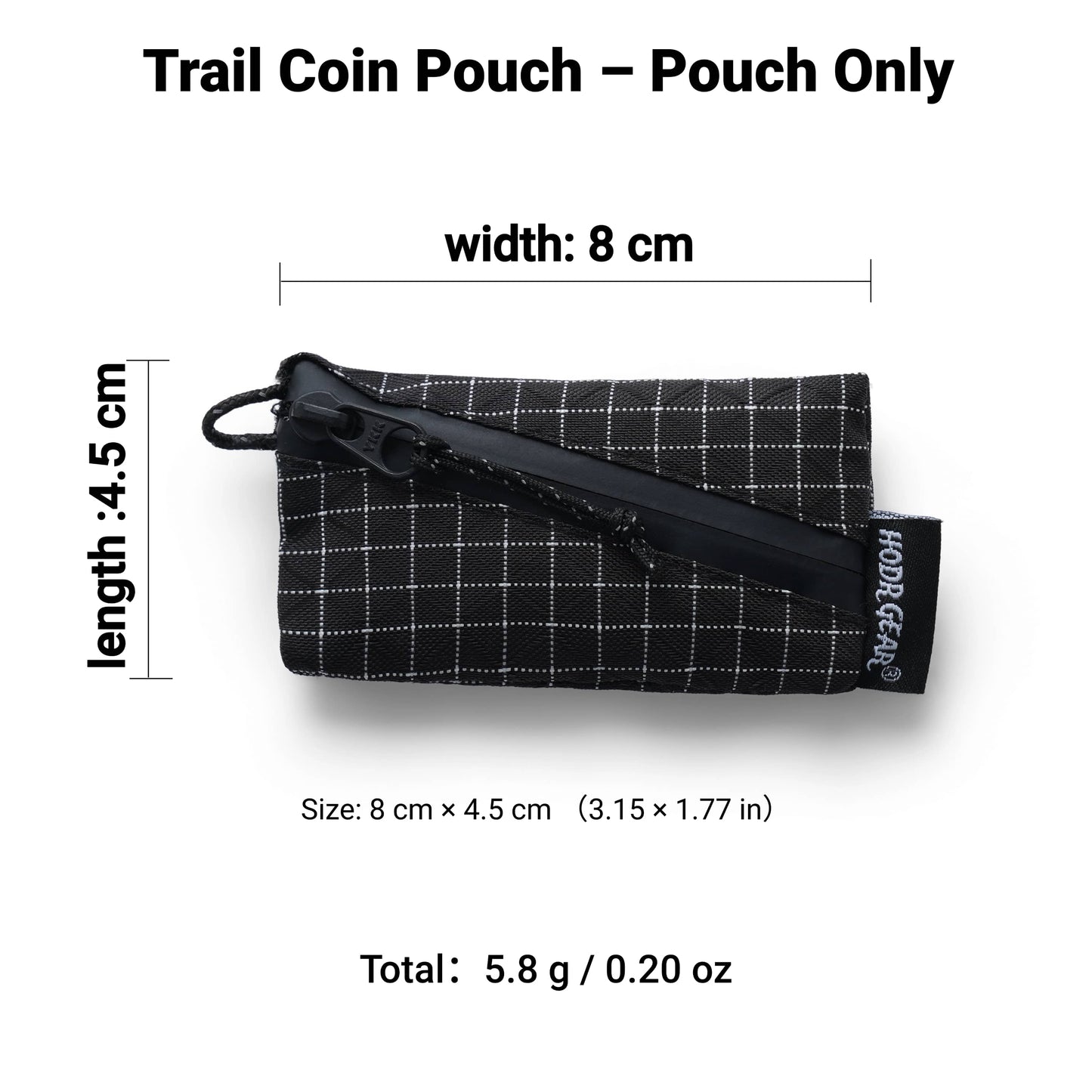 HODR Trail Coin Pouch carry example