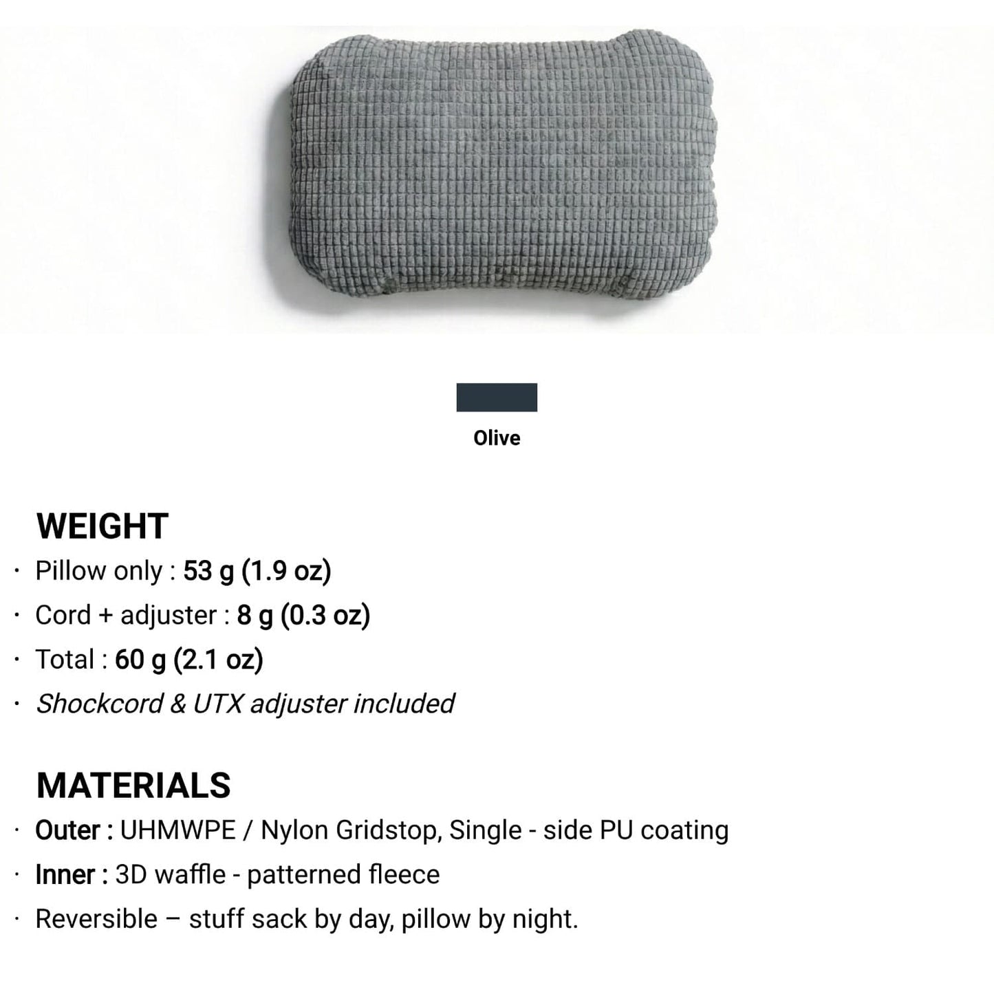 HODR Stuff Sack Pillow 53 g
