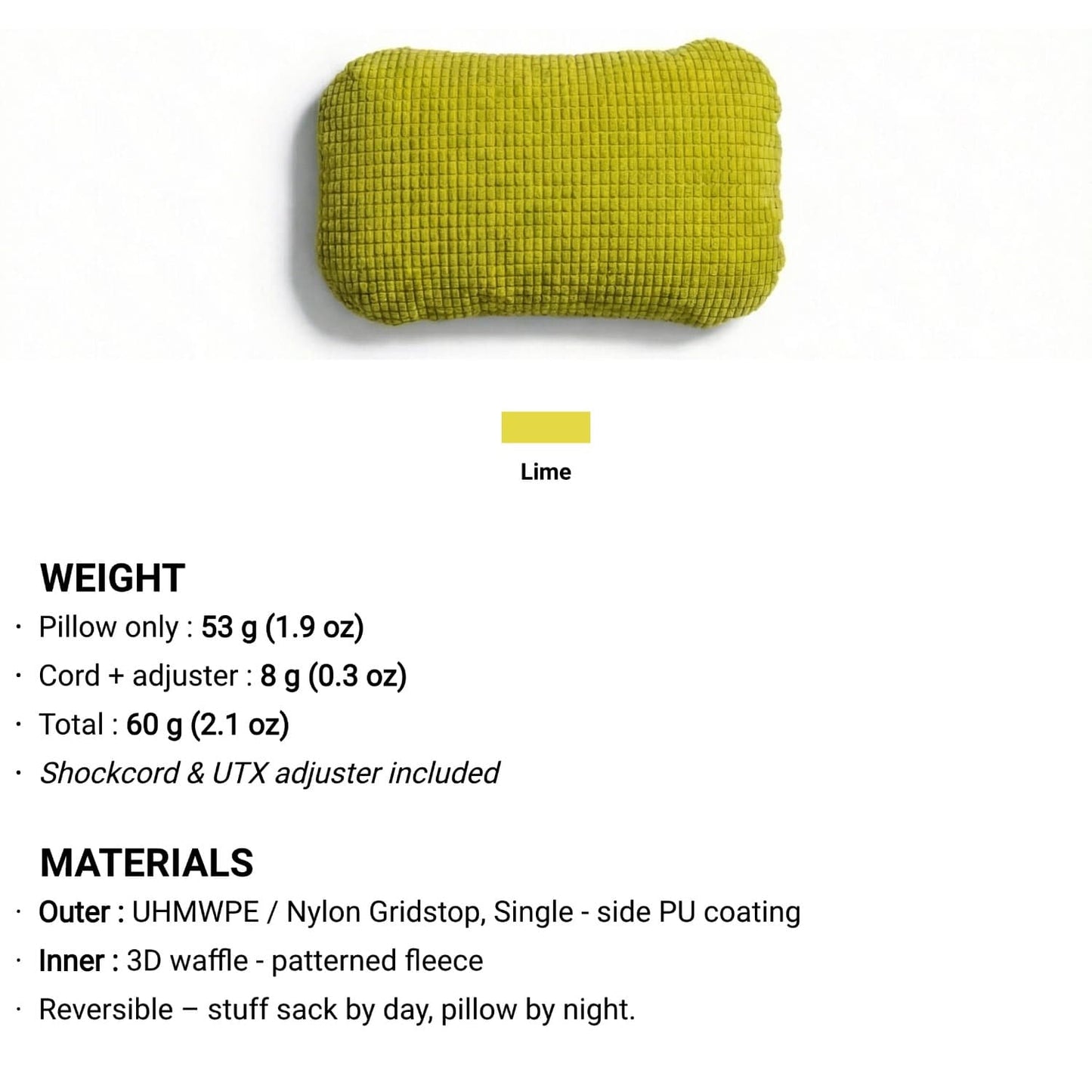 HODR Stuff Sack Pillow 53 g