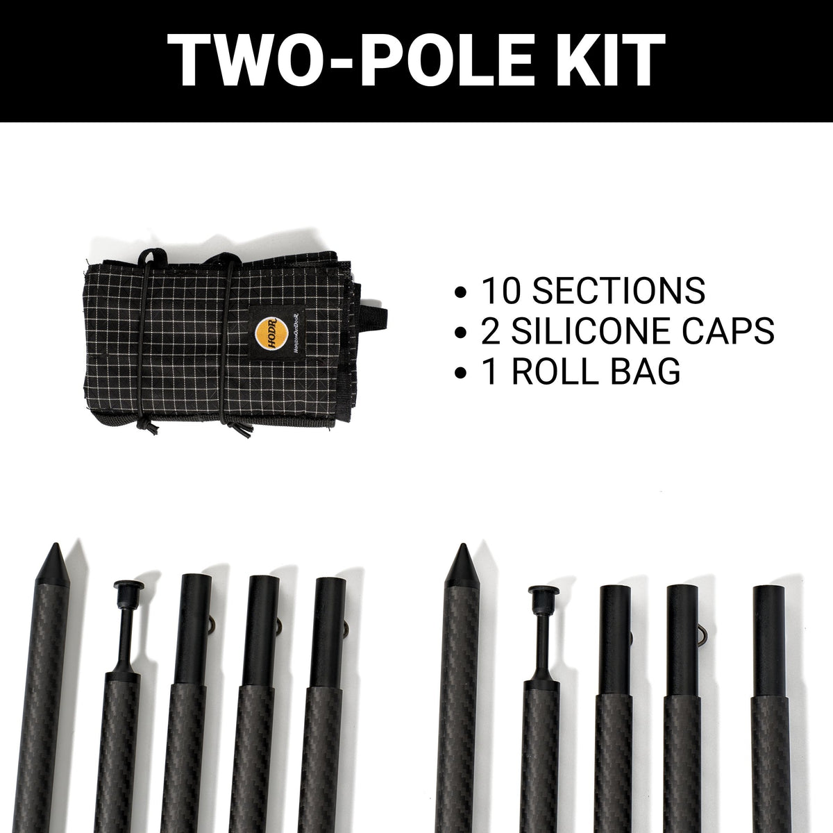 HODR Carbon Tent Pole — HR041-02