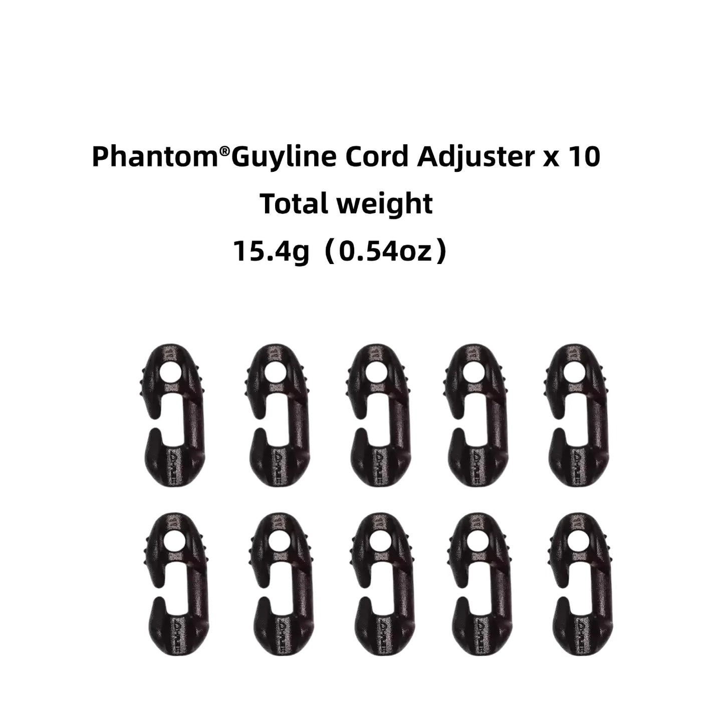 Duraflex Phantom guyline adjuster specifications diagram