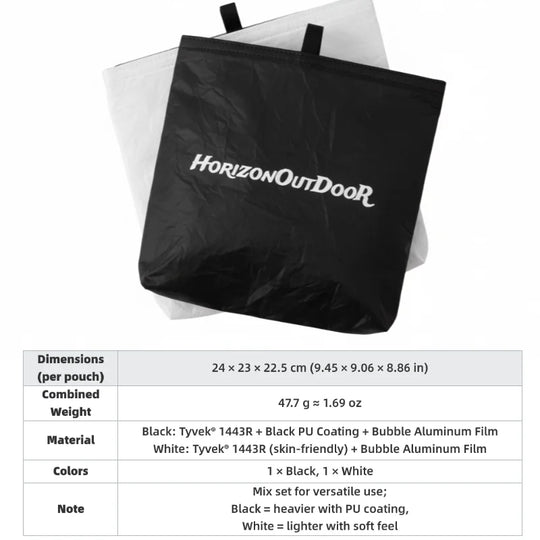 Insulated Pouch, Tyvek®️, 20g