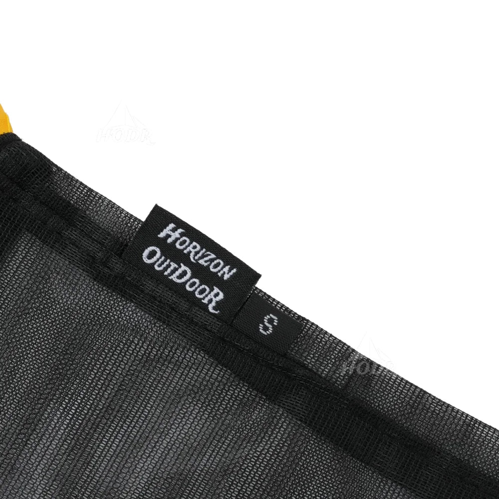 Horizon Outdoor S size tag on ultralight mesh storage bag