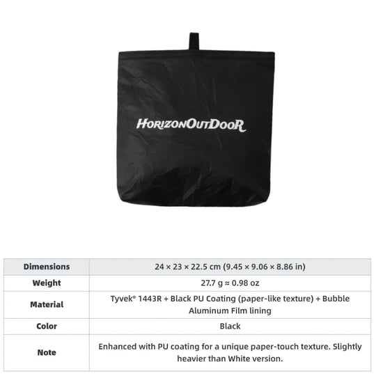 Insulated Pouch, Tyvek®️, 20g