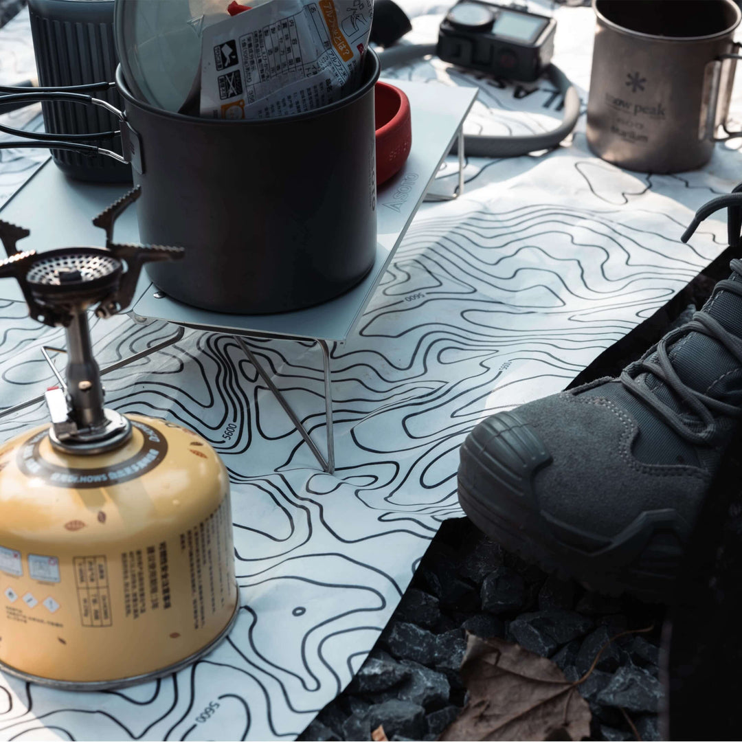 HODRGEAR PapaerLite™️ Vestibule Mat - Tyvek mat as camping ground